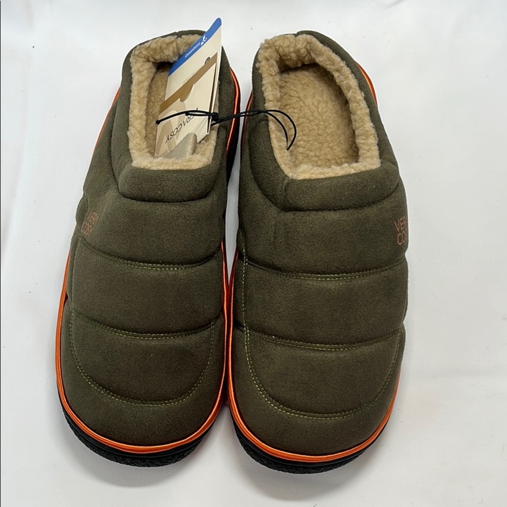 Cozy Olive Green Slip-On Loafers